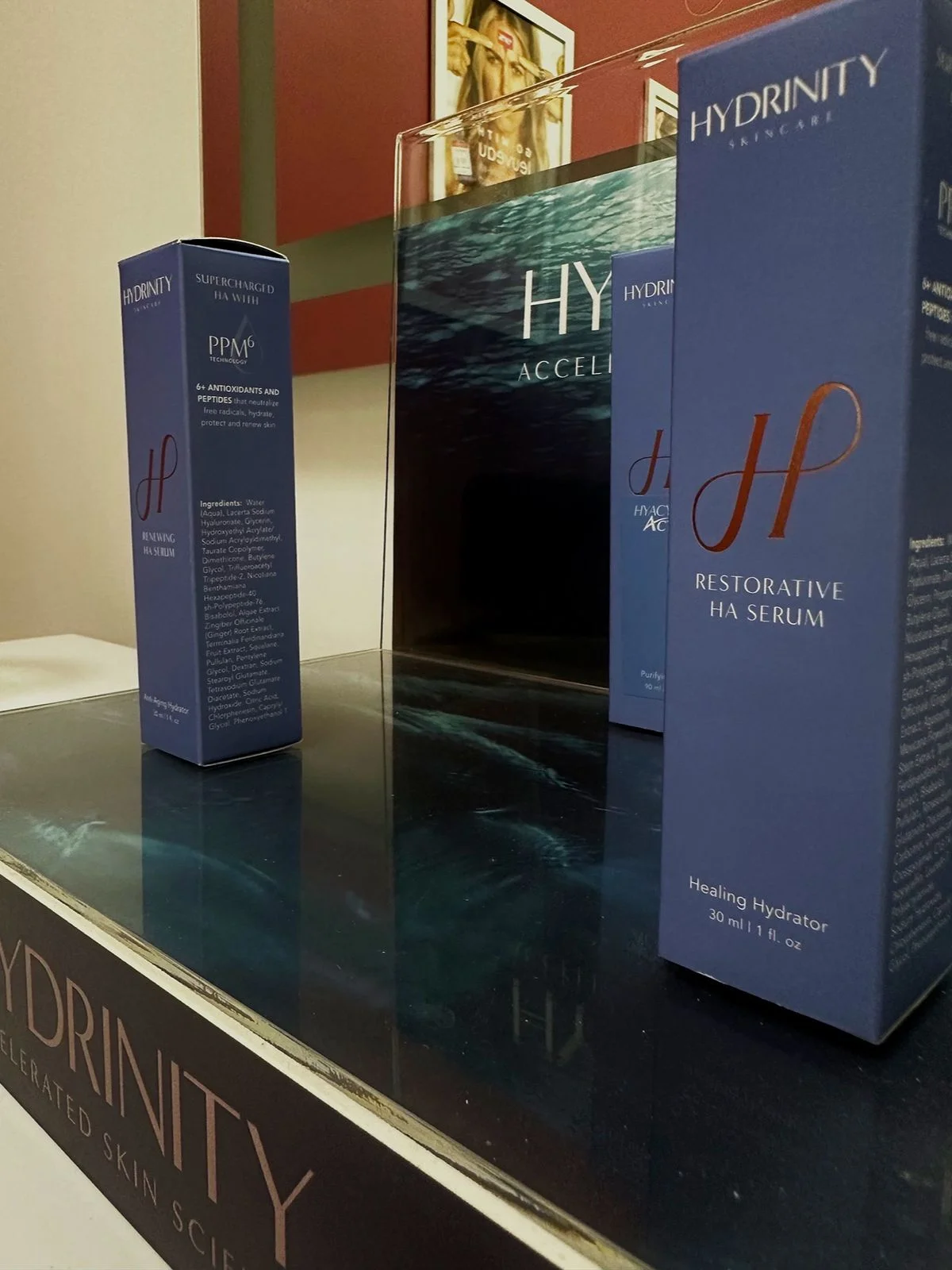 An image displaying the Hydrinity product line.